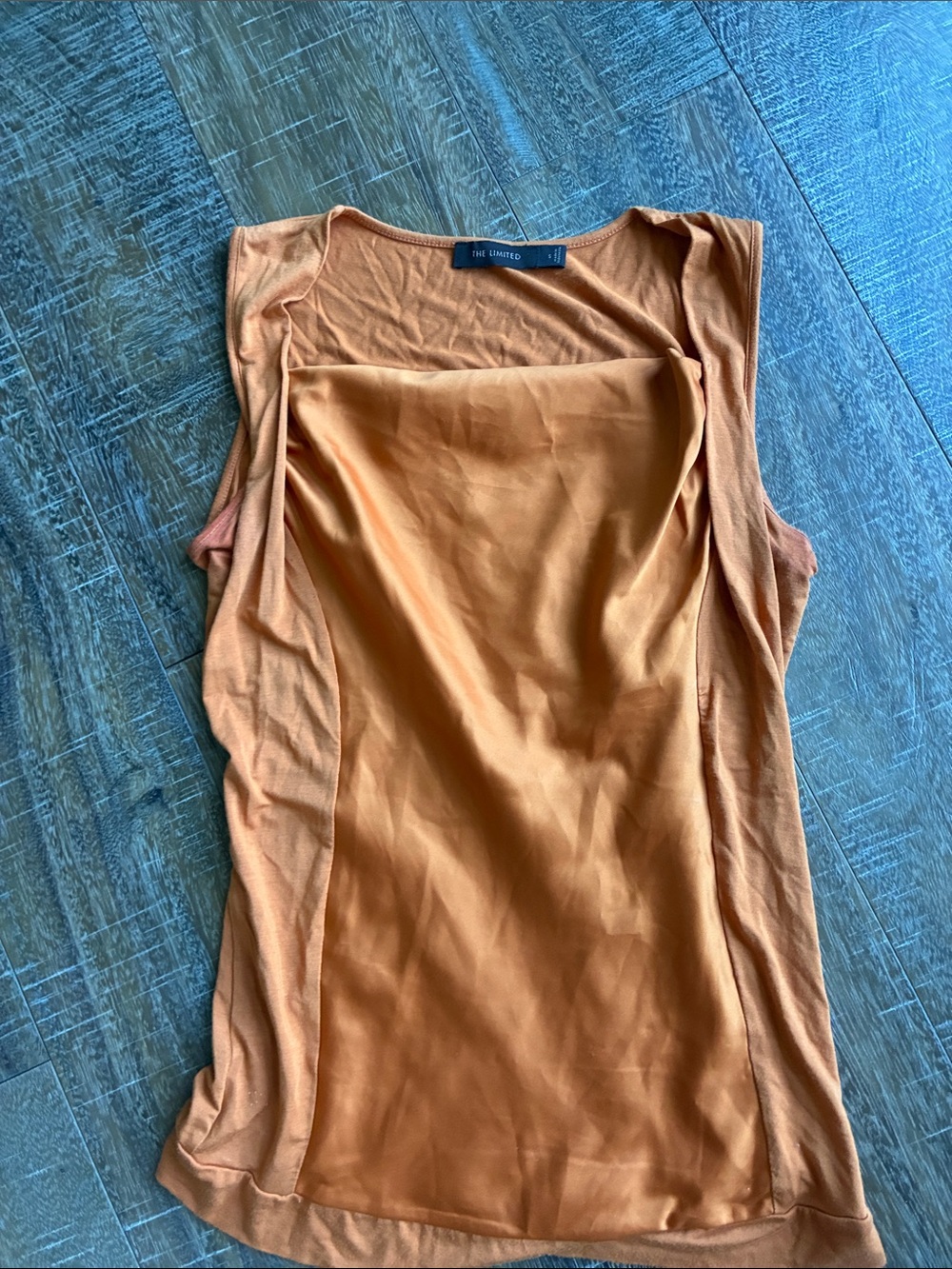 The Limited Women's Rust Orange Sleeveless Top